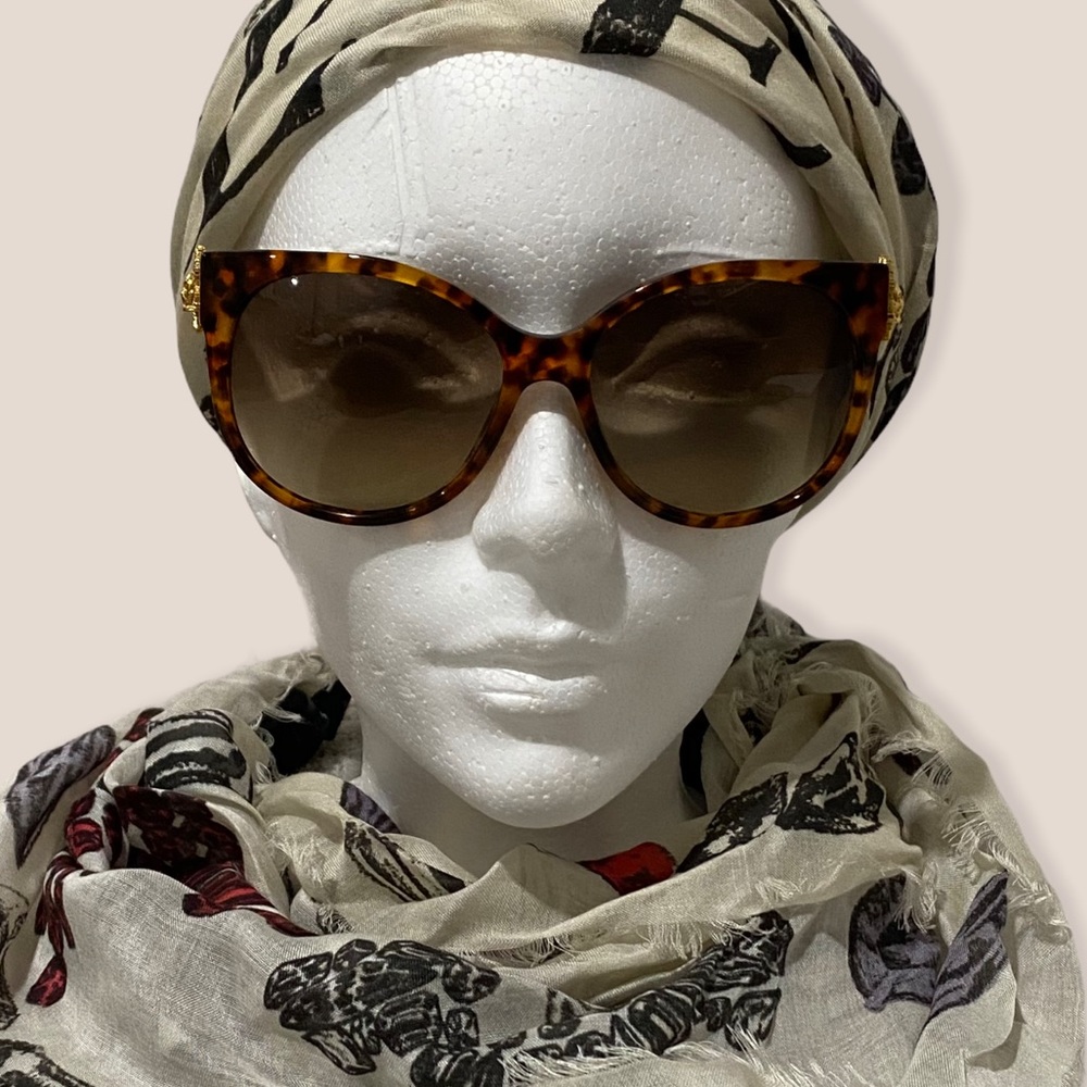 Alexander McQueen Tortoiseshell Sunglasses